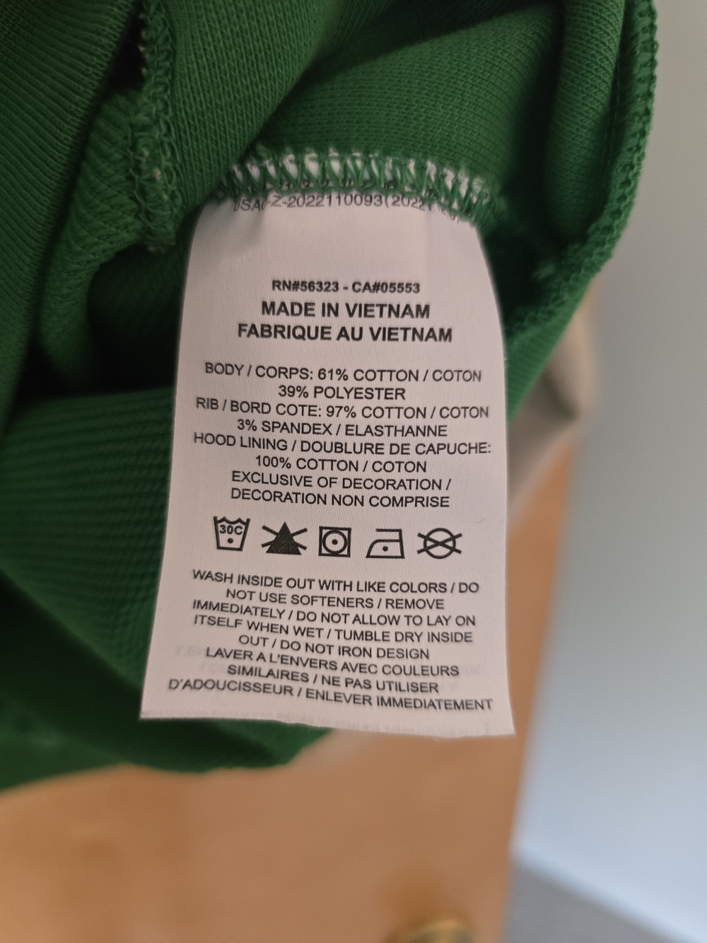Nike Green and Gray Oregon Pullover Hoodie - Picture 6 of 6